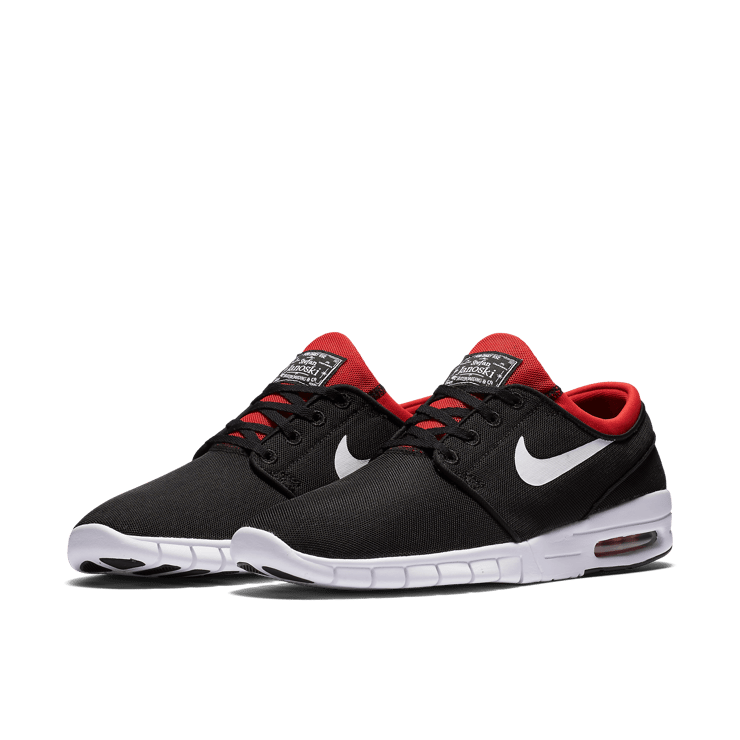 Nike SB Stefan Janoski Max Black University Red Angle 2