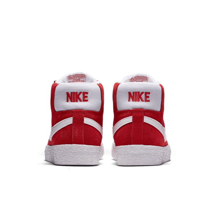 Nike SB Blazer Mid Red Suede (2017) Angle 3