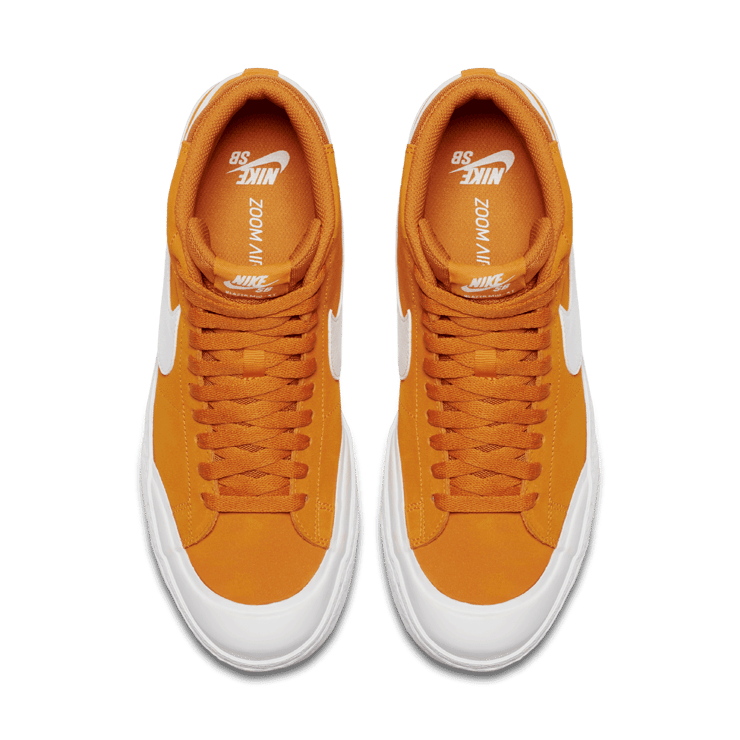 Nike SB Blazer Zoom Mid Circuit Orange Angle 1