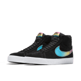 Nike SB Blazer Zoom Mid Lance Mountain 70s Black Angle 2