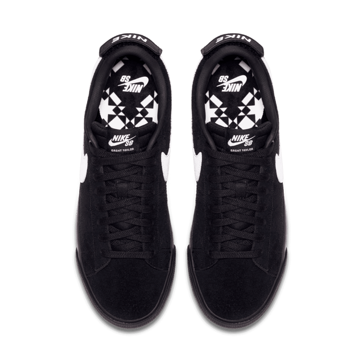 Nike SB Blazer Zoom Low GT Black White Angle 1