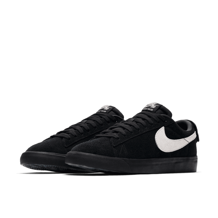 Nike SB Blazer Zoom Low GT Black White Angle 2