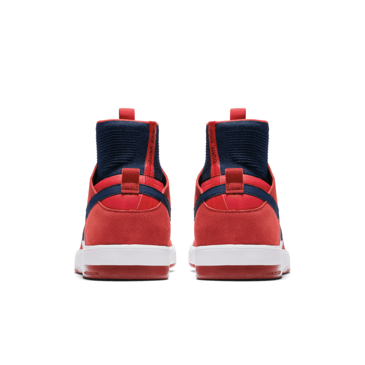 Nike SB Dunk High Elite Red Navy White Angle 3