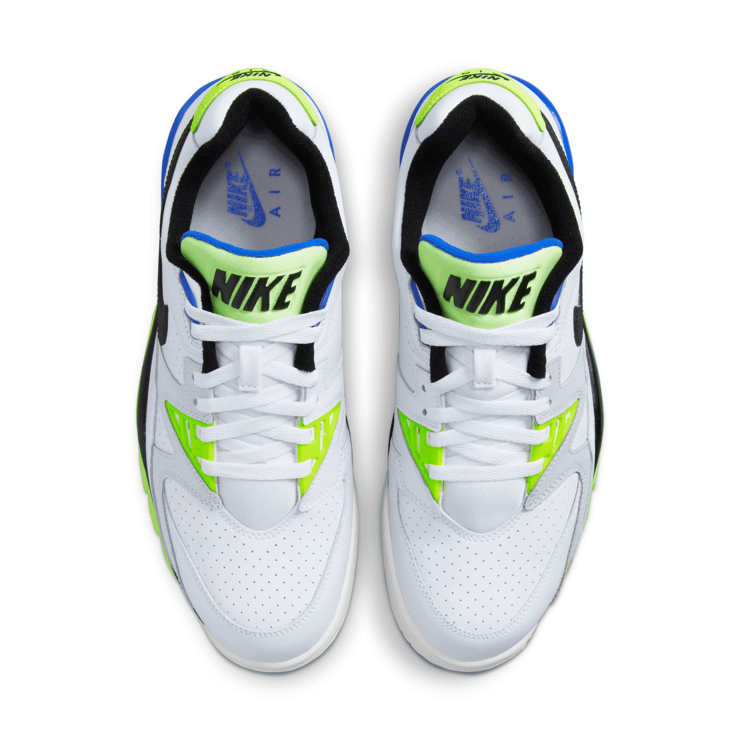 Nike Air Cross Trainer 3 Low White Racer Blue Volt Angle 2