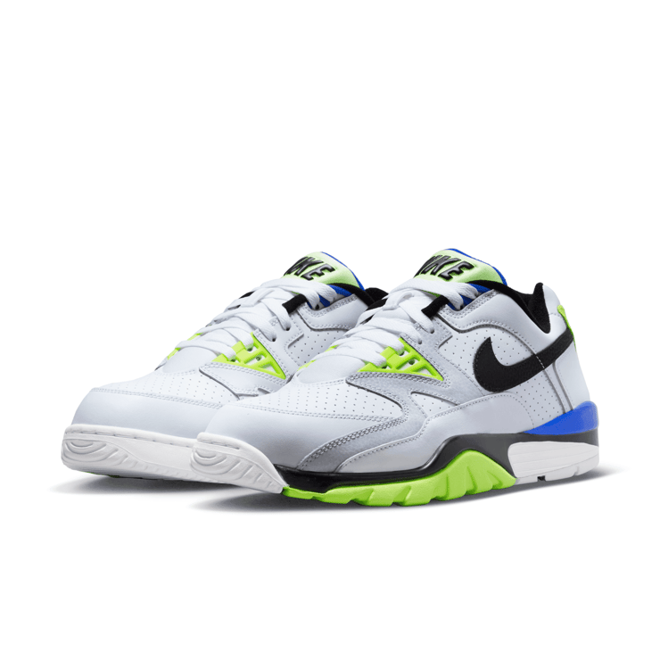 Nike Air Cross Trainer 3 Low White Racer Blue Volt Angle 3