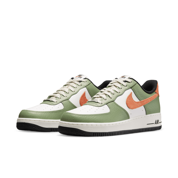 Nike Air Force 1 Low Oil Green Safety Orange Angle 2