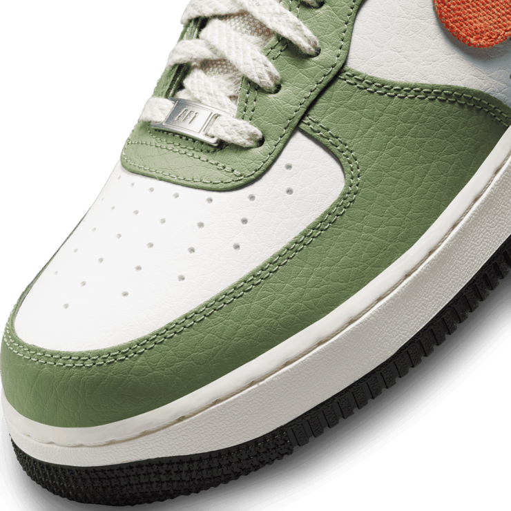 Nike Air Force 1 Low Oil Green Safety Orange Angle 4