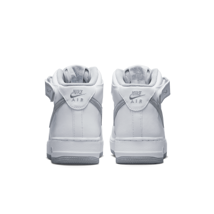 Nike Air Force 1 Mid White Wolf Grey Angle 4