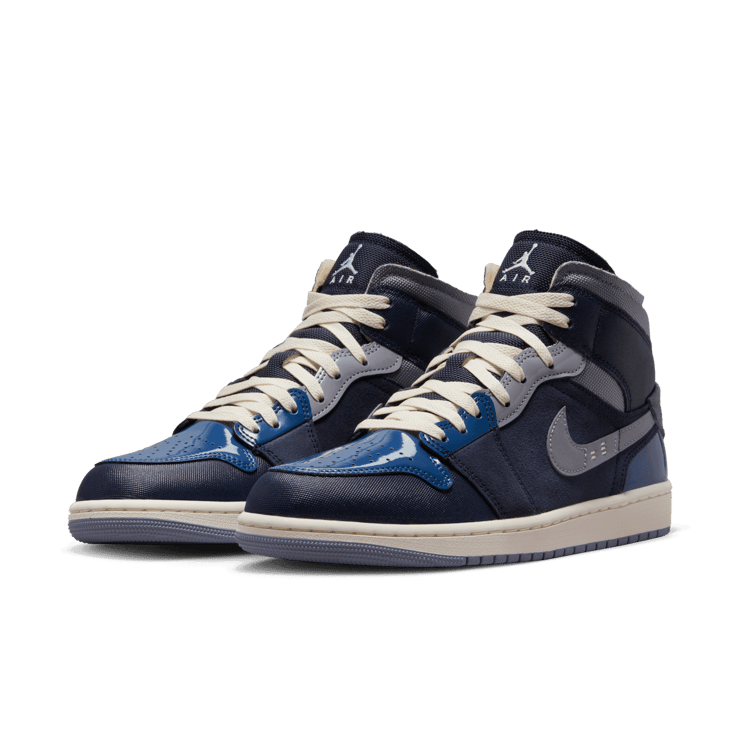 Air Jordan 1 Mid SE Craft Obsidian Angle 2