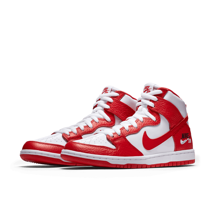 Nike SB Dunk High Future Court Red Angle 2