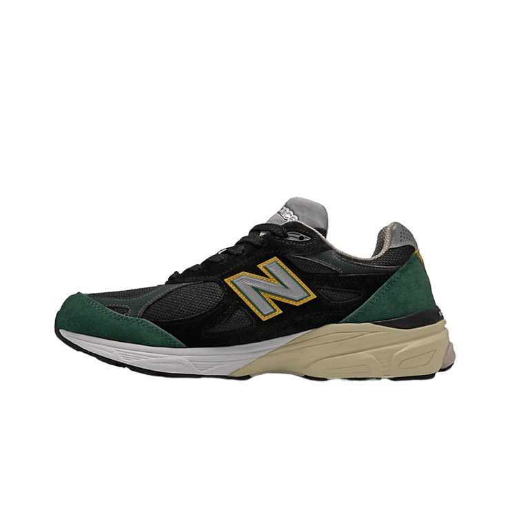 New Balance 990v3 Made in USA Black Green Angle 0