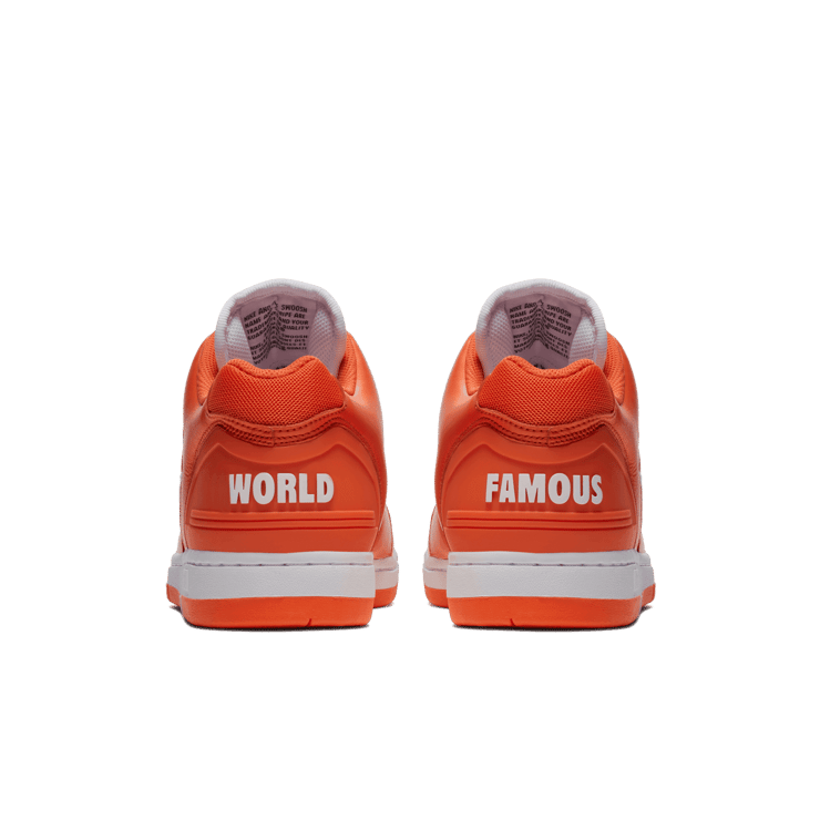 Nike SB Air Force 2 Low Supreme Orange Angle 3