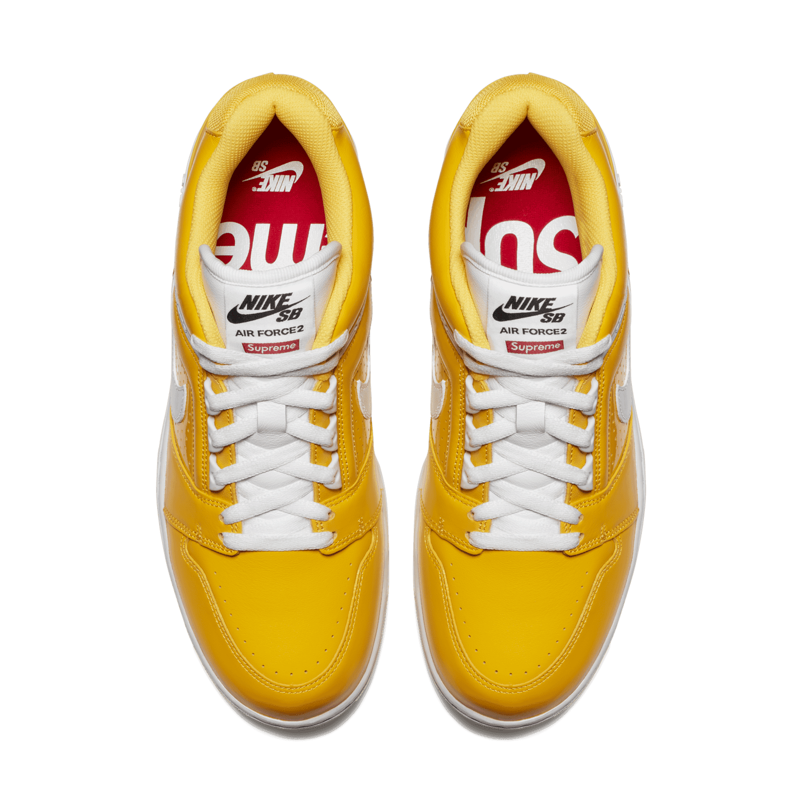 supreme air force 1 yellow