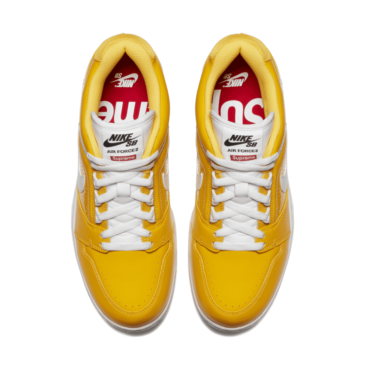 Sneakers Air Force Yellow Nike SB Air Force Low Supreme Yellow