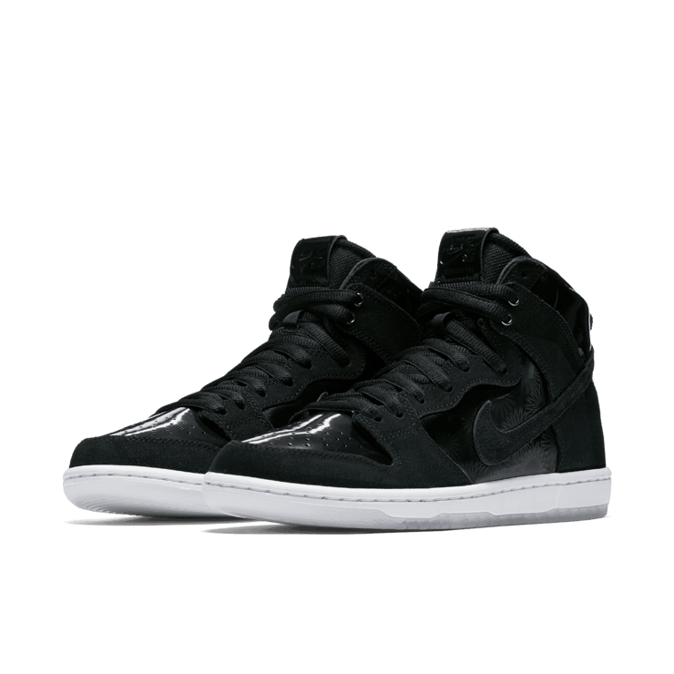 Nike SB Zoom Dunk High Pro Black White Clear Angle 2