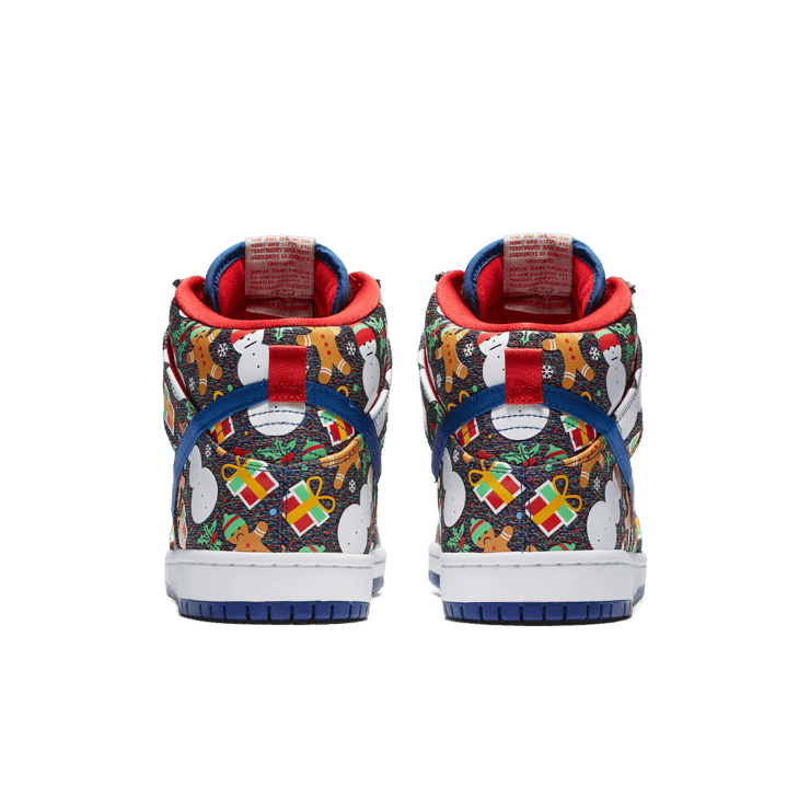 Nike SB Dunk High Concepts Ugly Christmas Sweater (2017) Angle 3