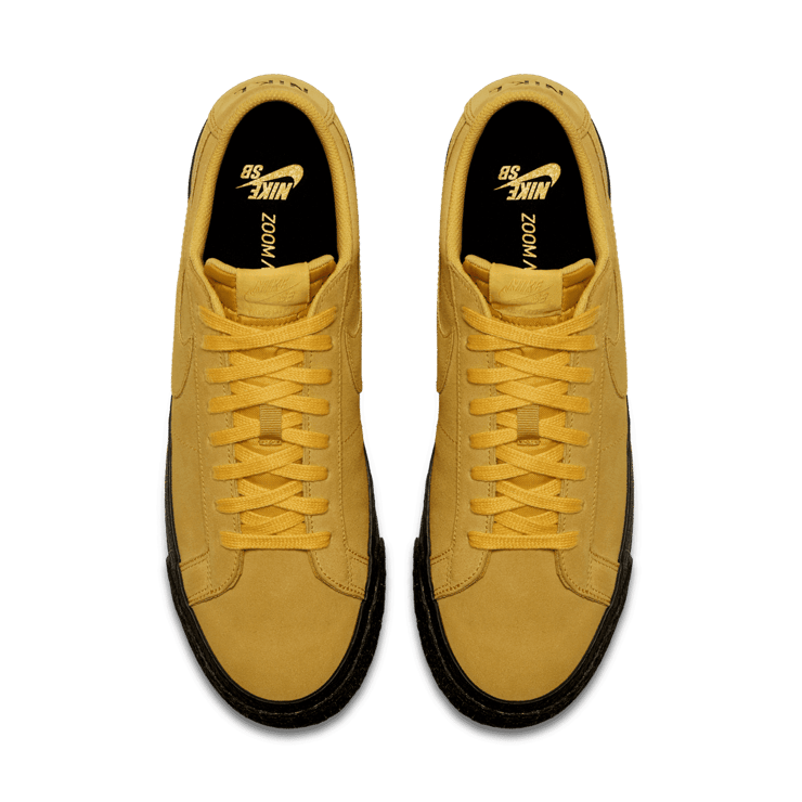 Nike SB Zoom Blazer Low Yellow Ochre Angle 1