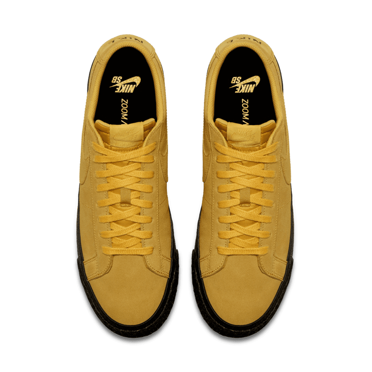 Nike SB Zoom Blazer Low Yellow Ochre Angle 1