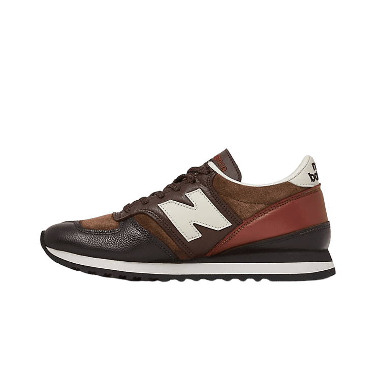 New Balance MADE In UK 730 French Roast Feather Grey Angle 0