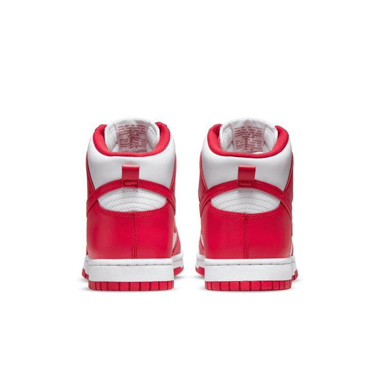 Nike Dunk High University Red Angle 3