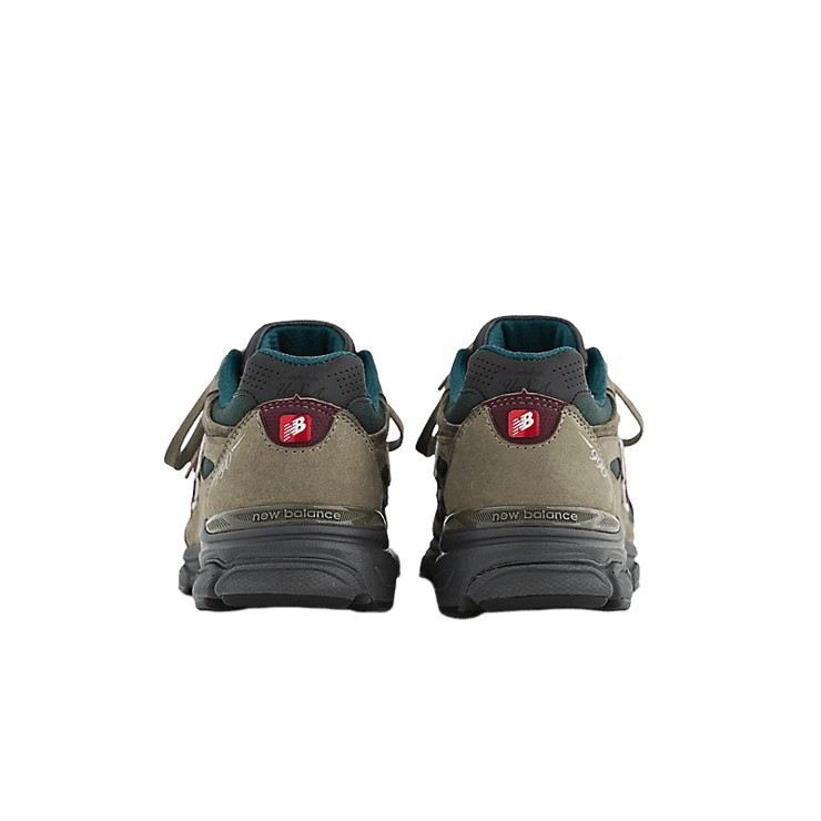New Balance 990v3 Made In USA By Teddy Santis Olive Green Angle 1