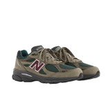 New Balance 990v3 Made In USA By Teddy Santis Olive Green Angle 2