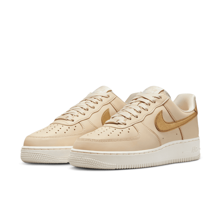 Nike Air Force 1 Low Sanddrift Metallic Gold (W) Angle 2