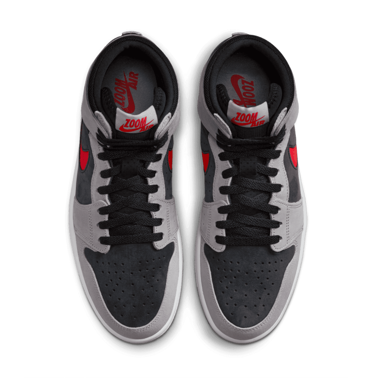 Air Jordan 1 High Zoom CMFT 2 Black Fire Red Cement Angle 1