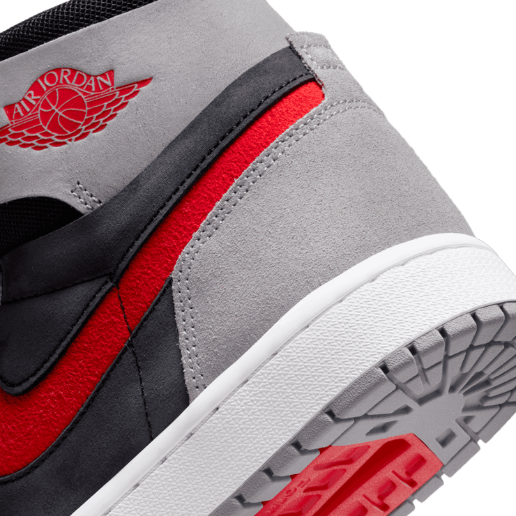 Air Jordan 1 High Zoom CMFT 2 Black Fire Red Cement Angle 5