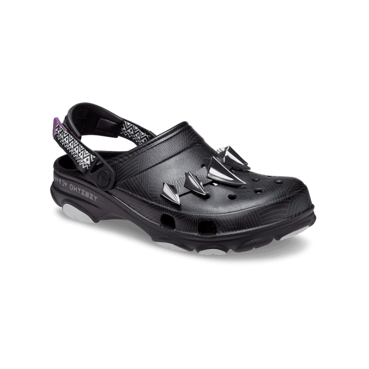 Crocs All Terrain Clog Black Panther 2 Black Angle 3