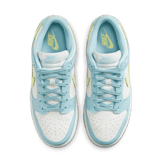 Nike Dunk Low Sail Citron Tint Ocean Bliss (W) Angle 1