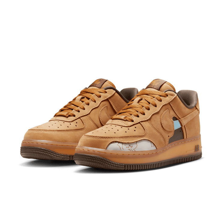 Nike Air Force 1 Low Cut Out Wheat (W) Angle 2