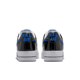 Nike Air Force 1 Low Patent White Black Blue (W) Angle 3