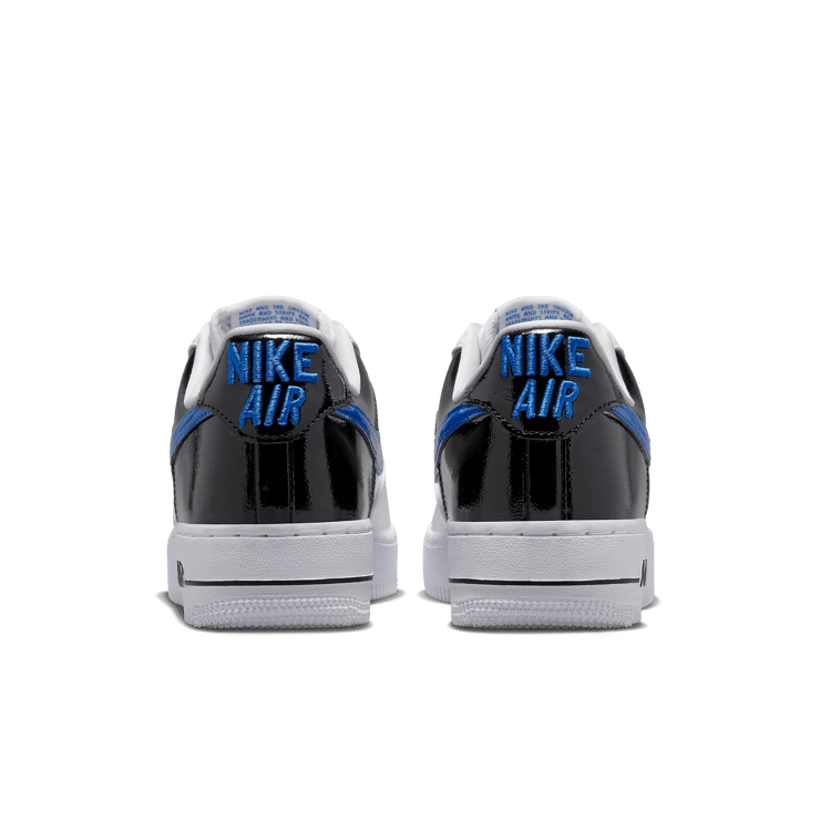 Nike Air Force 1 Low Patent White Black Blue (W) Angle 3