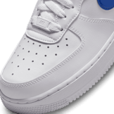 Nike Air Force 1 Low Patent White Black Blue (W) Angle 4