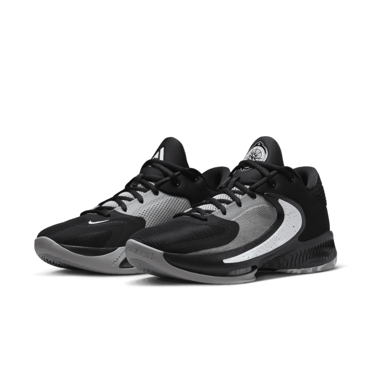 Nike Zoom Freak 4 Black Light Smoke Grey Angle 2