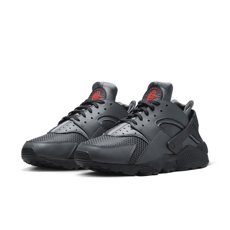 Nike Air Huarache Anthracite Picante Red Angle 2