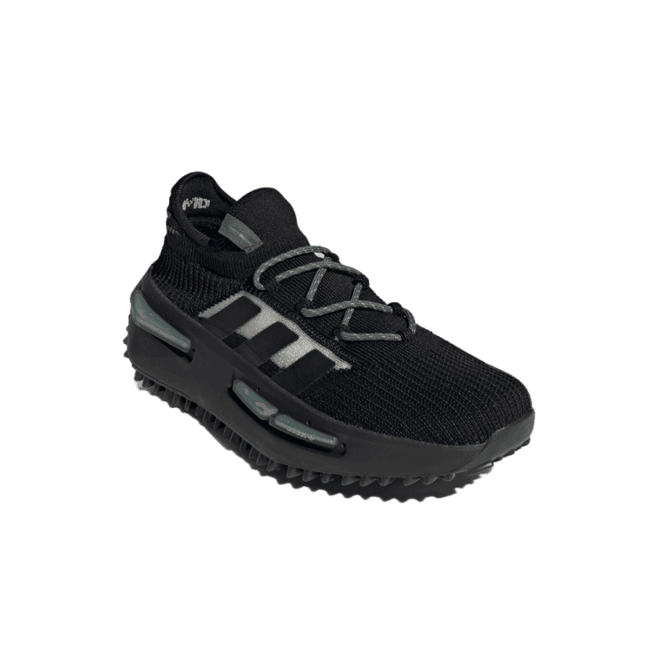 adidas NMD S1 Core Black Altered Blue Angle 2