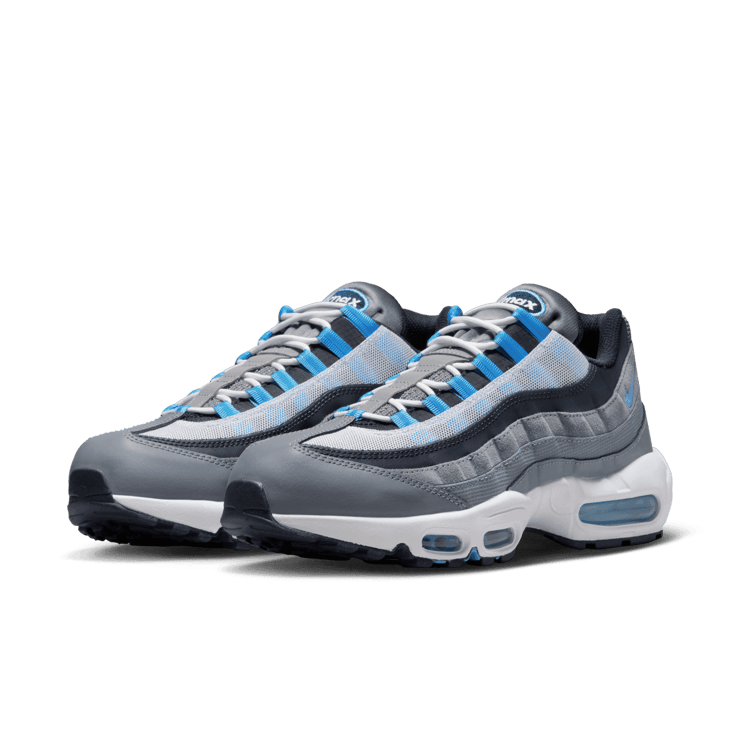 Nike Air Max 95 Cool Grey University Blue Dark Obsidian Angle 2