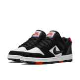 Nike SB Air Force 2 Low Black White Habanero Red Angle 2