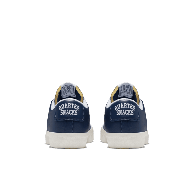 Nike SB Blazer Low XT Quartersnacks Navy Angle 3