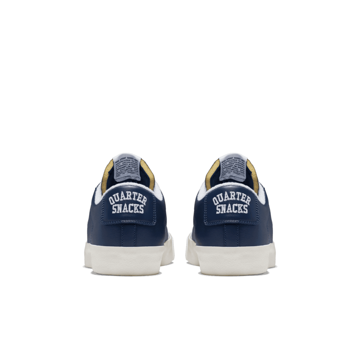 Nike SB Blazer Low XT Quartersnacks Navy Angle 3