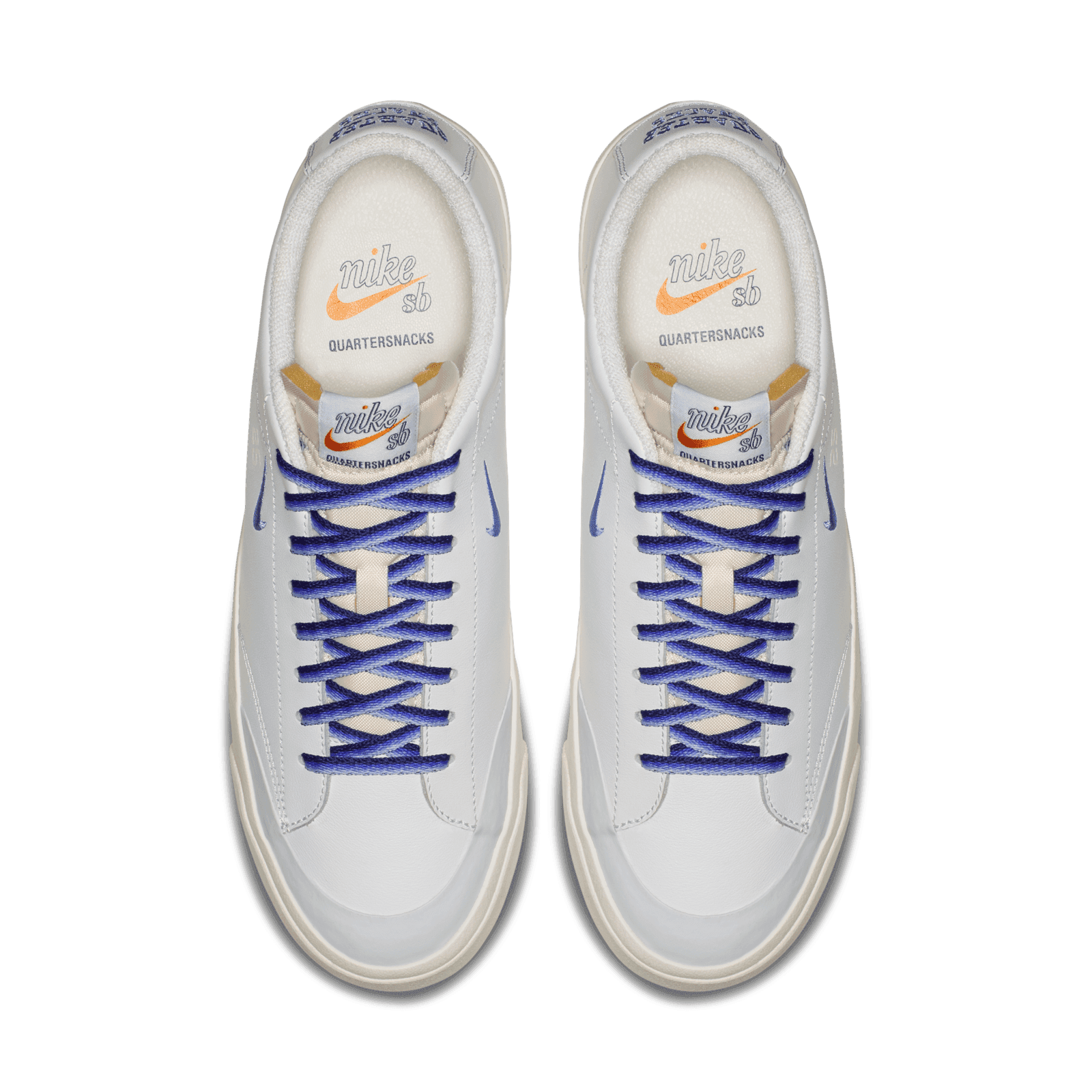 nike sb quartersnacks white