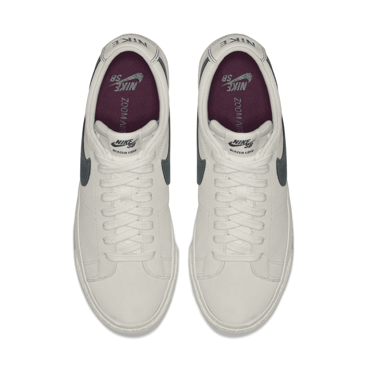 Nike SB Zoom Blazer Low White Deep Jungle Angle 1