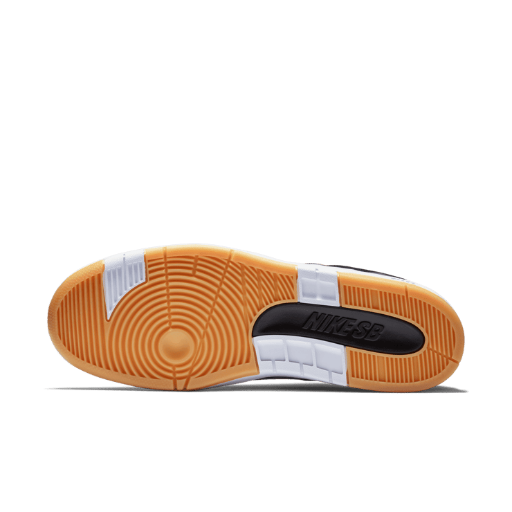 Nike SB Air Force 2 Low Black Grey Gum Angle 0