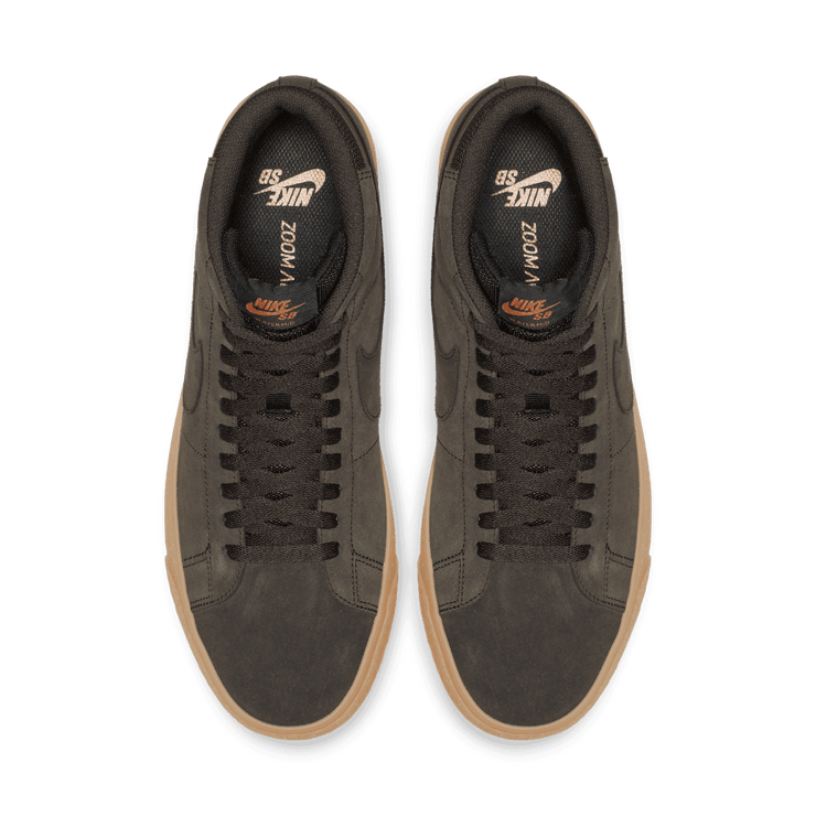 Nike SB Zoom Blazer Mid Velvet Brown Angle 1