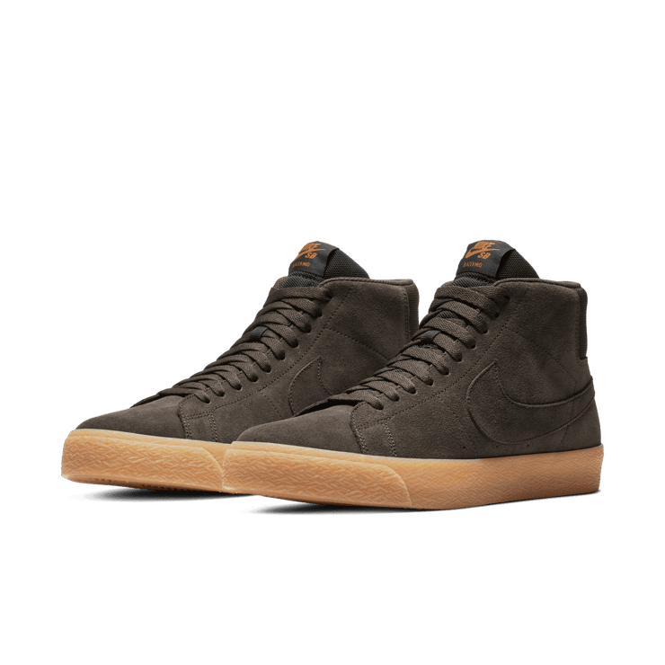 Nike SB Zoom Blazer Mid Velvet Brown Angle 2