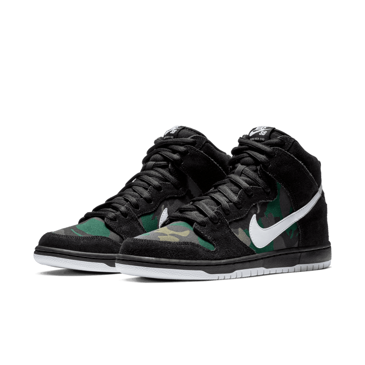 Nike SB Dunk High Camo Angle 2