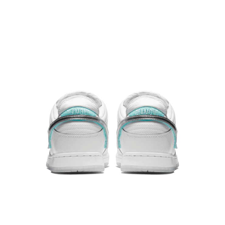 Nike SB Dunk Low Diamond Supply Co White Diamond Angle 6