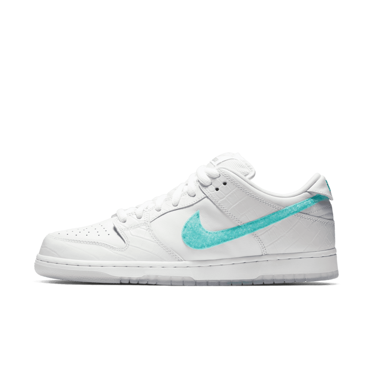 Nike SB Dunk Low Diamond Supply Co White Diamond Angle 8